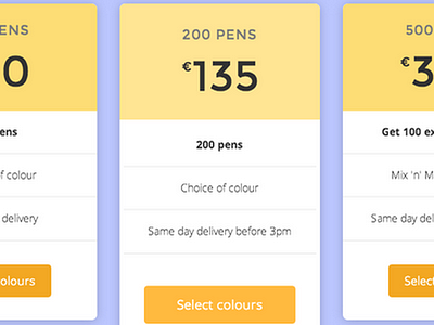 Pricing Table