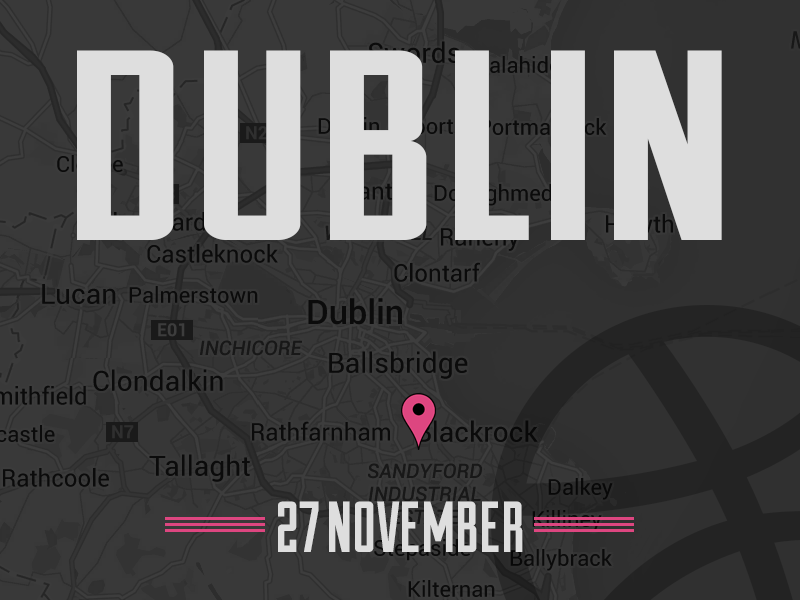 Dribbble Dublin Meetup 27th November by Shane Moloney on Dribbble