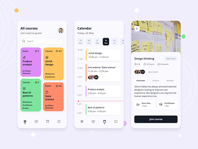 E Learning App Concept By Kateryna Antonenko For Perpetio On Dribbble