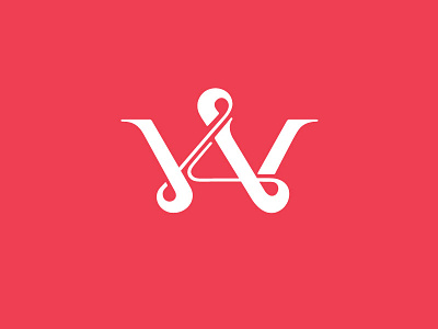 W.A. 2.0 curves handlettering handwritten initials lettering logo mark monogram typography wa