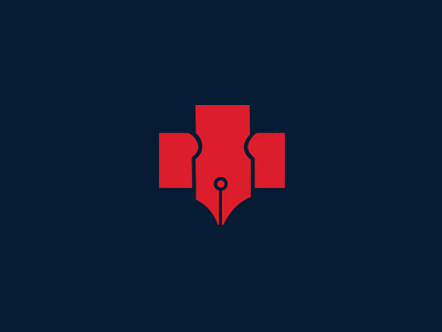 mark blog cross doctors emergency icon logo mark medicine pen pharmacy portal writing