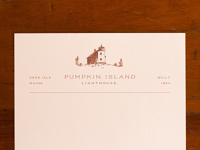 Pumpkin Island letterhead