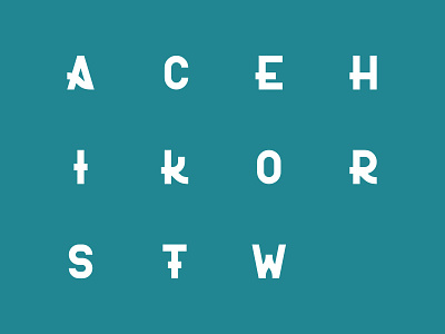 Type Rogier artventus custom flow grid handmade letter lettering minimal modern precision type typography