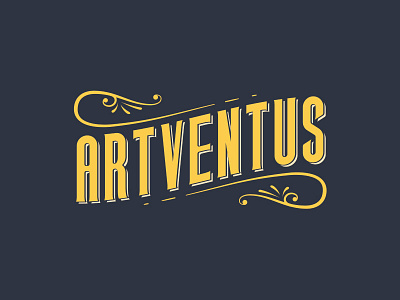 Artventus 1930 3d amazing artventus curl handmade retro shadow type typography vintage