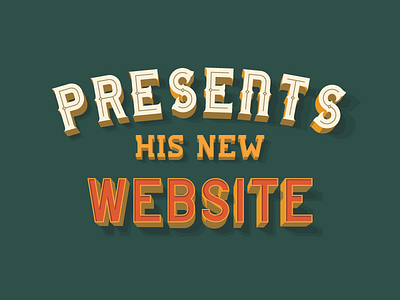 Artventus presents his new website 3d artventus grid handlettering handmade retro shadowtype type typography vintage website