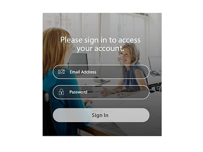 Simple sign in form app application form interface login ui ux web web design