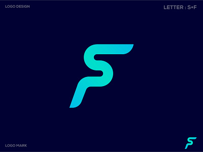 SF Logo brand identity brand identity design colorful logo f logo fs logo latter logo logo mark minimalist modern logo monogram s logo sf logo sf modern logo simple wordmark logo