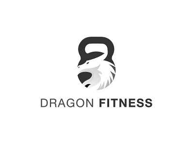Dragon Fitness logo brand identity brand identity design combination logo design dragon fitness dragon logo fitness fitness logo logo logo mark logodesign logotype minimalism