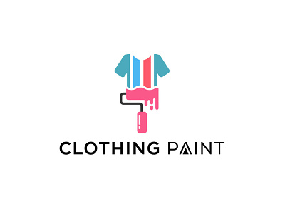 Clothing paint logo