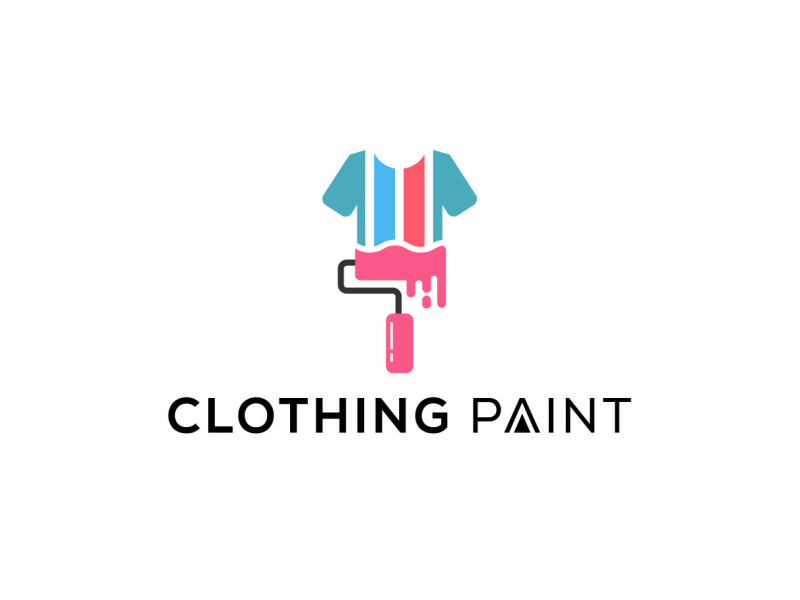 Clothing paint logo by Rakib Hasan on Dribbble