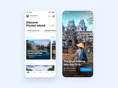 Travel App Concept