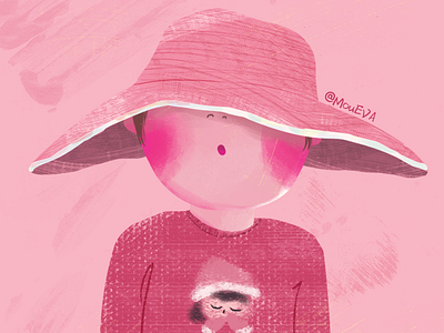 A little girl illustration