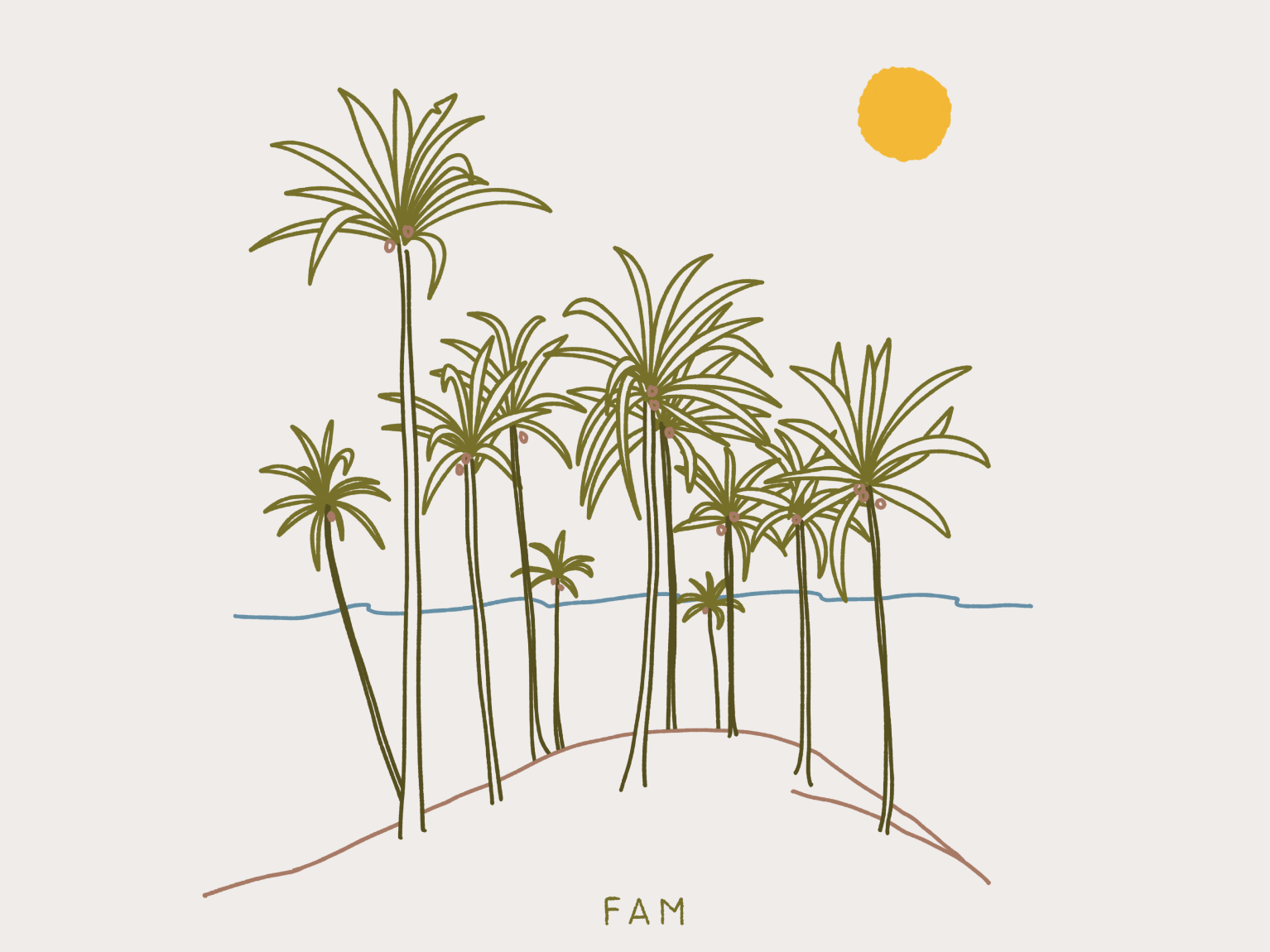 Palm Family by Olivia Taylor on Dribbble