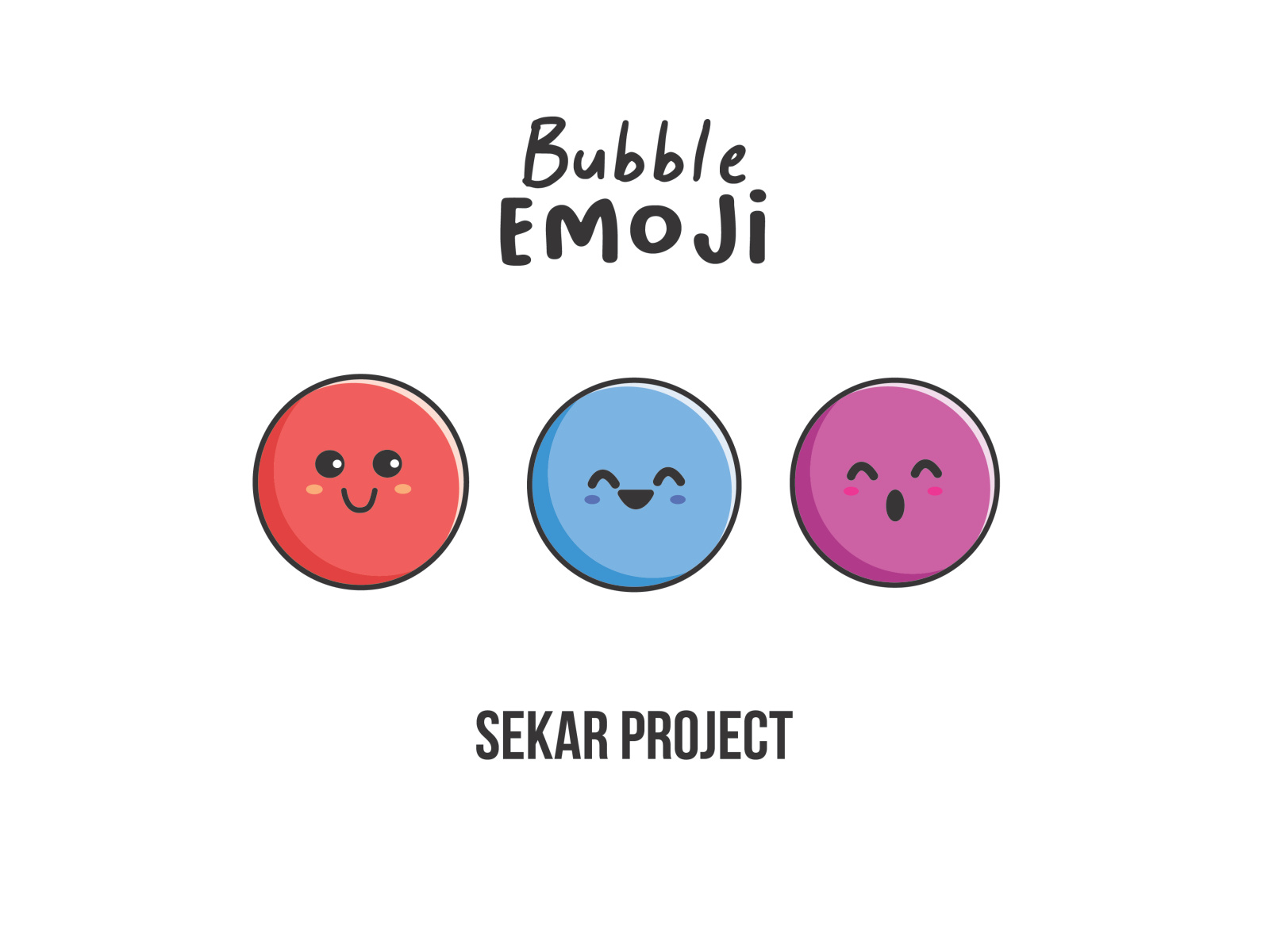 Bubble Emoji by Arum Sekar on Dribbble