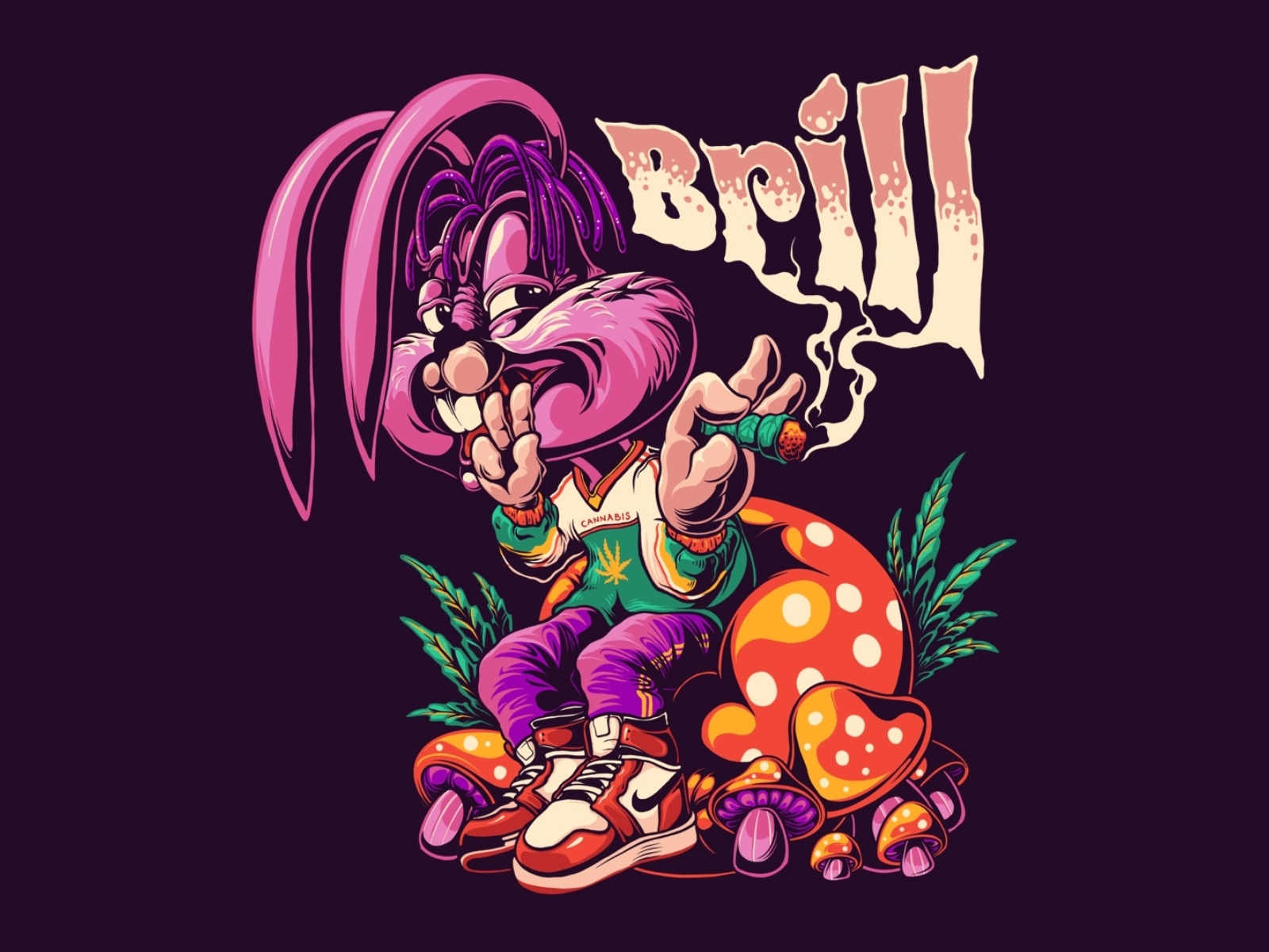 Looney tunes hip-hop culture style in america by Kembart on Dribbble