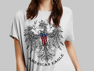 women usa t-shirt american design eagle illustration tshirtdesign usa vector