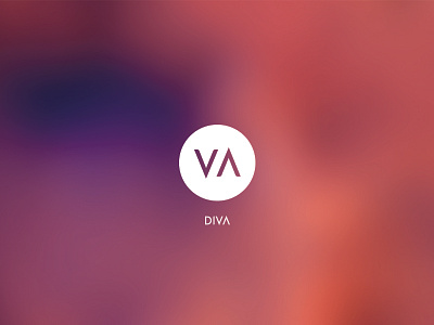 Diva | Logo application color concept design diva logo minimal project share web