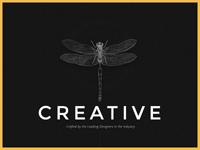 Dragonfly Web Header dragonfly graphic design header insect web website
