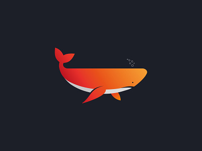 Whale Logo Design animal brand creative fish identity logo logo design mark symbol whale