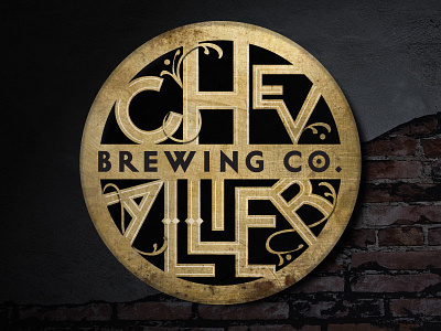 Shaun Power Design: Chevallier Brewing Co. Logo aspall brand design branding brewery logo