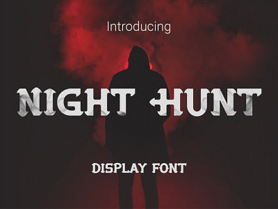 Night Hunt Display Font