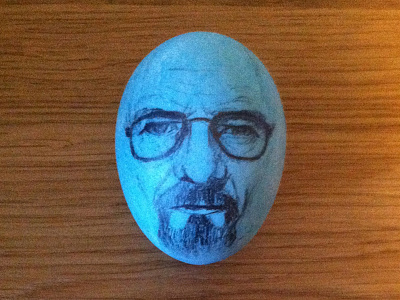 Walter "Egg" White blue breaking bad easter egg egg food coloring hard boiled