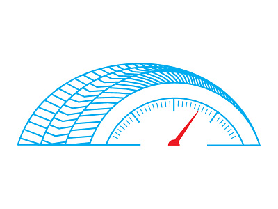 Speed automotive illustration speedometer tire vector wheel