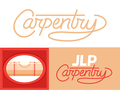 JLP Carpentry 2 branding branding elements carpenters level carpentry logotype mood board script vector