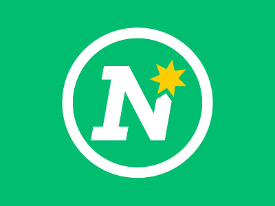 N* Rebrand hockey logo micah thompson n north stars rebrand star vector