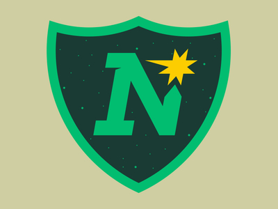 N* Continued hockey minnesota north stars unofficial vector