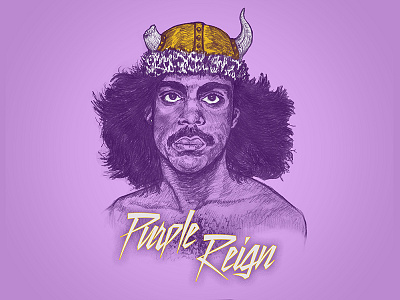 Purple Reign football hair helmet minnesota mustache prince purple reign vikings