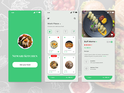 Fast Food Ordering App fastfood foodordering mobiledesign restaurant ui