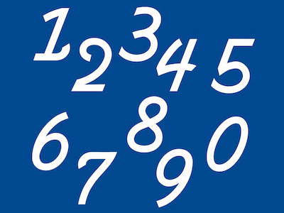 Numbers Game art desginer design font fonts hand lettering lettering letters type typography