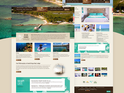 Small Hope Bay Lodge Website Design