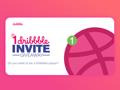 1 Dribbble invite! Send me your best work.