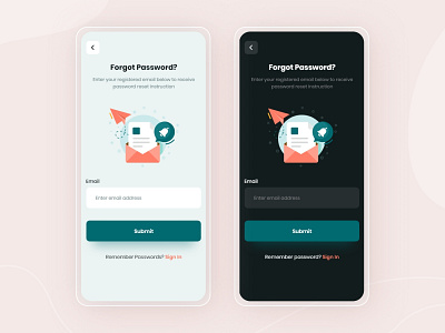 Forgot Password App UI