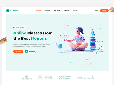 OPT Learning Landing Page