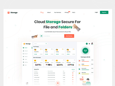 Storage Landing Page