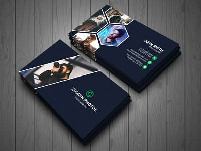 Photography Business Card Design By Forhad Hussain On Dribbble
