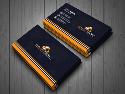 Corporate Business Card Design branding business card clean design colorful corporate design illustration logo ui vector