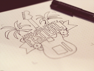 Festival Logo Sketch