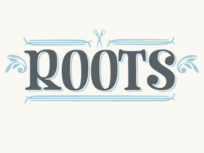 Roots Logo logo salon title
