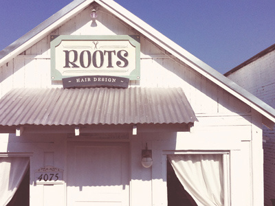 Roots Physical photo sign woodwork