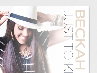 Beckah Shae: Just To Know album biondi sans cover gotham music photo record single