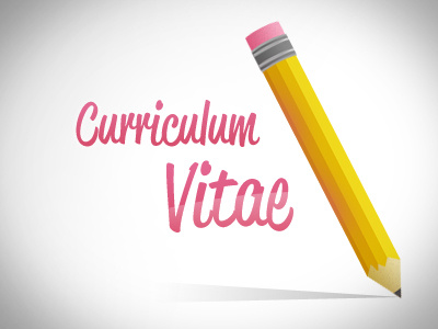 Curriculum Vitae revisited icon illustration