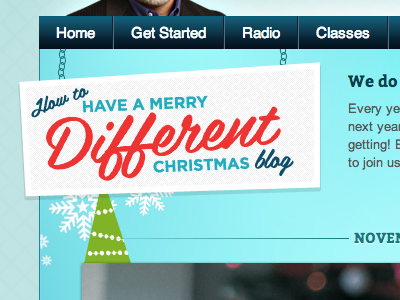 Merry Different Christmas belinda christmas dave ramsey holiday sign website