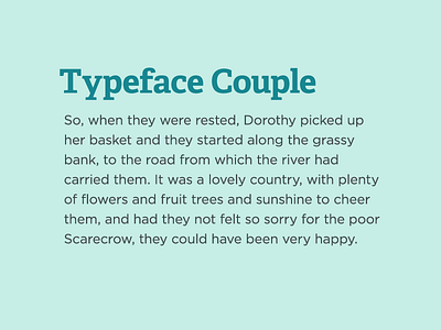 Typeface Coupling II