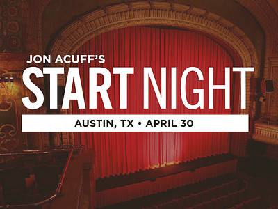 Jon Acuff Start Night acuff austin book event launch live logo speaker writer
