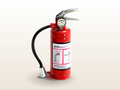 Fire extinguisher extinguisher fire gift icon icons ui vezstudio