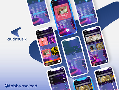Music Streaming App music app music app design music app ui music application music streaming app ui design